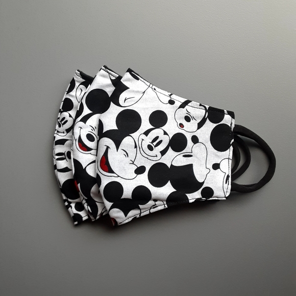 Other - 3 Kids Reversible Mickey Mouse Face Mask